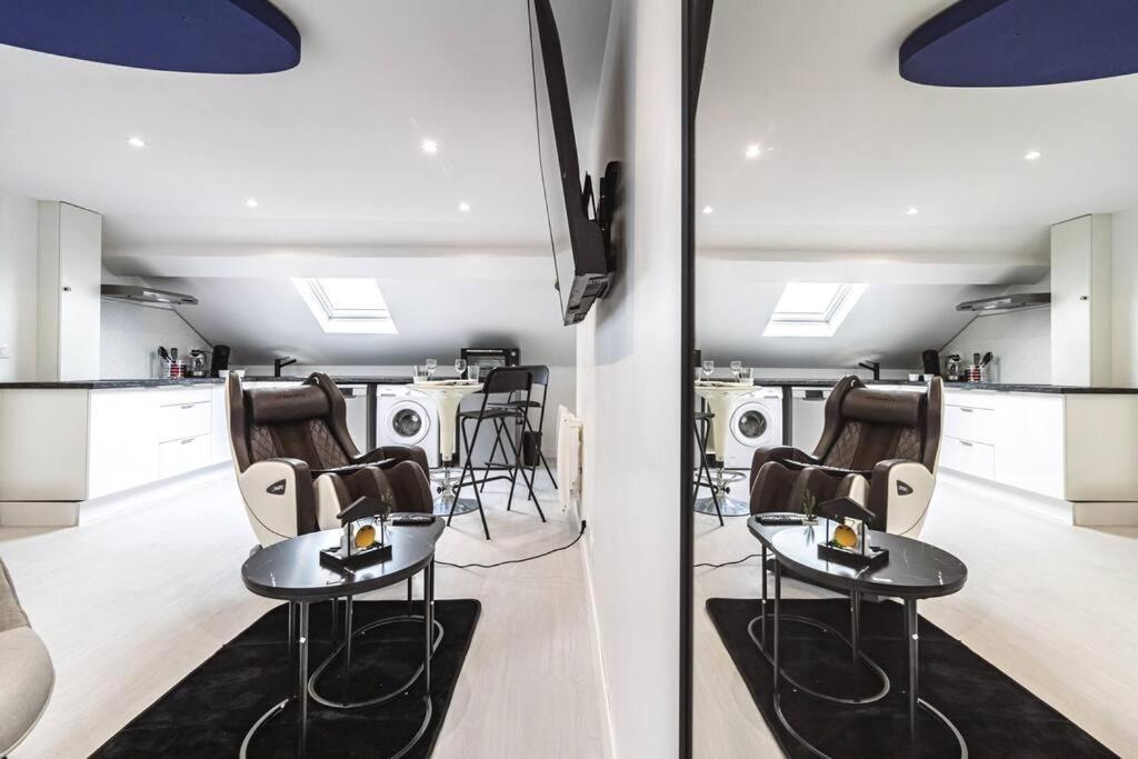 Apartment Loft Evasion Luxe Jacuzzi Reims